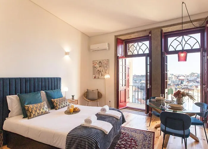 شقة Central Studio W/ Ac, Views & Balcony By Lovelystay بورتو